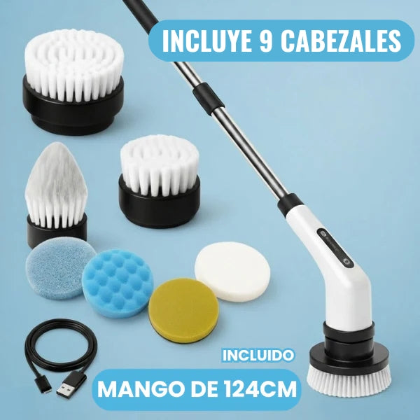 Cepillo Eléctrico BLISS Inalámbrico 9 en 1